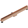 Mexen Flat Wall odpływ liniowy ścienny 2w1 90 cm, różowe złoto - 1630090