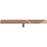 Mexen Flat Wall odpływ liniowy ścienny 2w1 90 cm, różowe złoto - 1630090