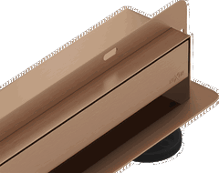 Mexen Flat Wall odpływ liniowy ścienny 2w1 50 cm, miedź szczotkowana - 1C30050