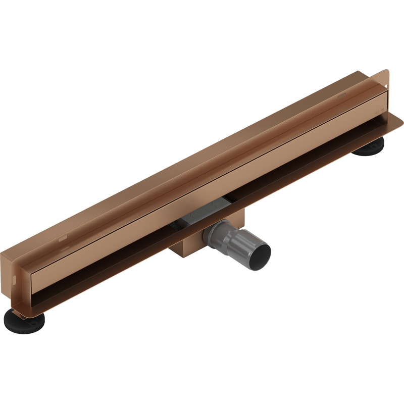 Mexen Flat Wall odpływ liniowy ścienny 2w1 50 cm, miedź szczotkowana - 1C30050