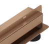 Mexen Flat Wall odpływ liniowy ścienny 2w1 90 cm, miedź szczotkowana - 1C30090