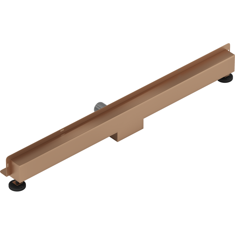 Mexen Flat Wall odpływ liniowy ścienny 2w1 90 cm, miedź szczotkowana - 1C30090