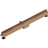 Mexen Flat Wall odpływ liniowy ścienny 2w1 90 cm, miedź szczotkowana - 1C30090