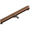 Mexen Flat Wall odpływ liniowy ścienny 2w1 90 cm, miedź szczotkowana - 1C30090