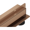 Mexen Flat Wall odpływ liniowy ścienny 2w1 100 cm, miedź szczotkowana - 1C30100