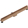 Mexen Flat Wall odpływ liniowy ścienny 2w1 100 cm, miedź szczotkowana - 1C30100