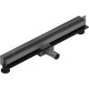 Mexen Flat Wall odpływ liniowy ścienny 2w1 50 cm, gun gray szczotkowany - 1E30050