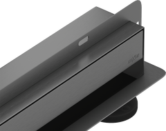 Mexen Flat Wall odpływ liniowy ścienny 2w1 60 cm, gun gray szczotkowany - 1E30060