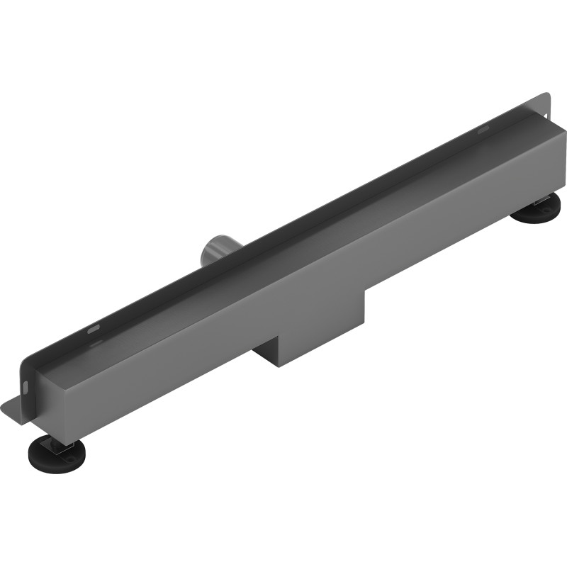 Mexen Flat Wall odpływ liniowy ścienny 2w1 70 cm, gun gray szczotkowany - 1E30070