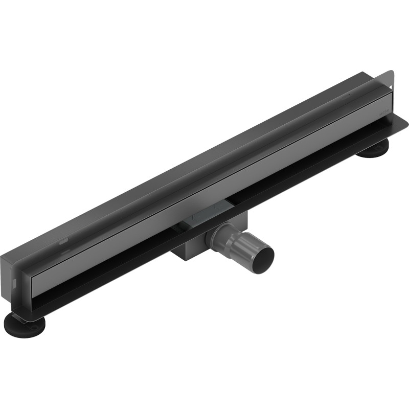 Mexen Flat Wall odpływ liniowy ścienny 2w1 70 cm, gun gray szczotkowany - 1E30070