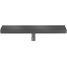 Mexen Flat Wall odpływ liniowy ścienny 2w1 70 cm, gun gray szczotkowany - 1E30070
