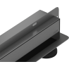 Mexen Flat Wall odpływ liniowy ścienny 2w1 80 cm, gun gray szczotkowany - 1E30080