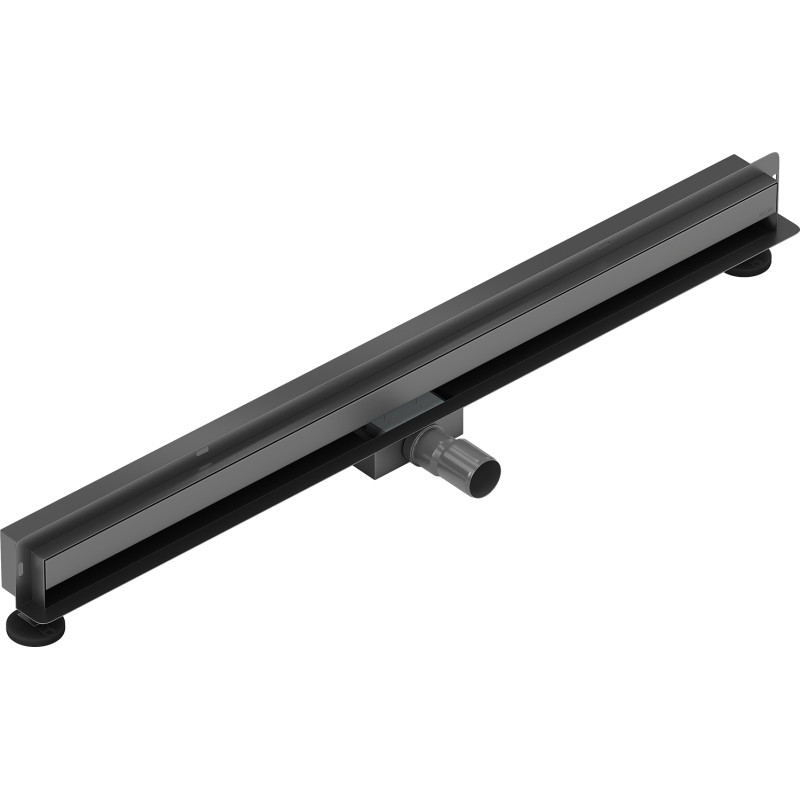 Mexen Flat Wall odpływ liniowy ścienny 2w1 90 cm, gun gray szczotkowany - 1E30090
