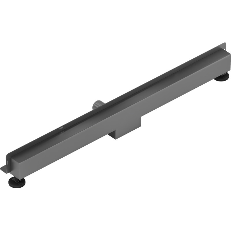 Mexen Flat Wall odpływ liniowy ścienny 2w1 100 cm, gun gray szczotkowany - 1E30100