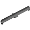 Mexen Flat Wall odpływ liniowy ścienny 2w1 100 cm, gun gray szczotkowany - 1E30100