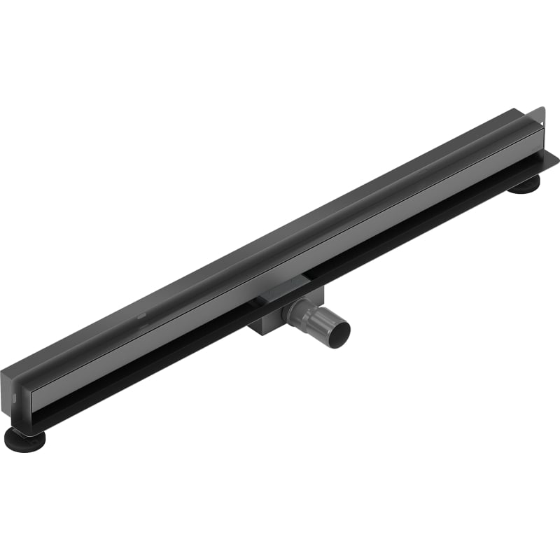 Mexen Flat Wall odpływ liniowy ścienny 2w1 100 cm, gun gray szczotkowany - 1E30100
