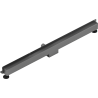 Mexen Flat Wall odpływ liniowy ścienny 2w1 110 cm, gun gray szczotkowany - 1E30110