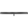Mexen Flat Wall odpływ liniowy ścienny 2w1 110 cm, gun gray szczotkowany - 1E30110