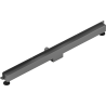 Mexen Flat Wall odpływ liniowy ścienny 2w1 120 cm, gun gray szczotkowany - 1E30120