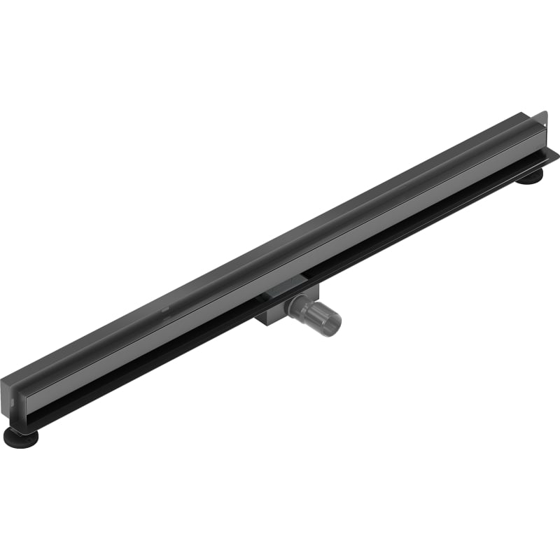 Mexen Flat Wall odpływ liniowy ścienny 2w1 120 cm, gun gray szczotkowany - 1E30120
