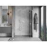 Mexen Mist-H L drzwi prysznicowe uchylne prawe 120 cm, transparent, chrom - 8A5L-120-001-01-00-P
