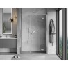 Mexen Mist-H L drzwi prysznicowe uchylne prawe 135 cm, transparent, chrom - 8A5L-135-001-01-00-P