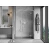 Mexen Mist-H L drzwi prysznicowe uchylne prawe 150 cm, transparent, chrom - 8A5L-150-001-01-00-P