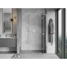 Mexen Mist-H L drzwi prysznicowe uchylne prawe 155 cm, transparent, chrom - 8A5L-155-001-01-00-P