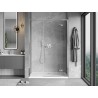 Mexen Mist-H L drzwi prysznicowe uchylne prawe 155 cm, transparent, chrom - 8A5L-155-001-01-00-P