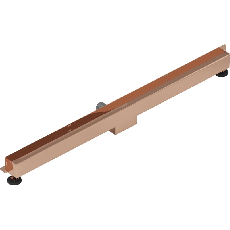 Mexen Flat Wall odpływ liniowy ścienny 2w1 110 cm, różowe złoto - 1630110