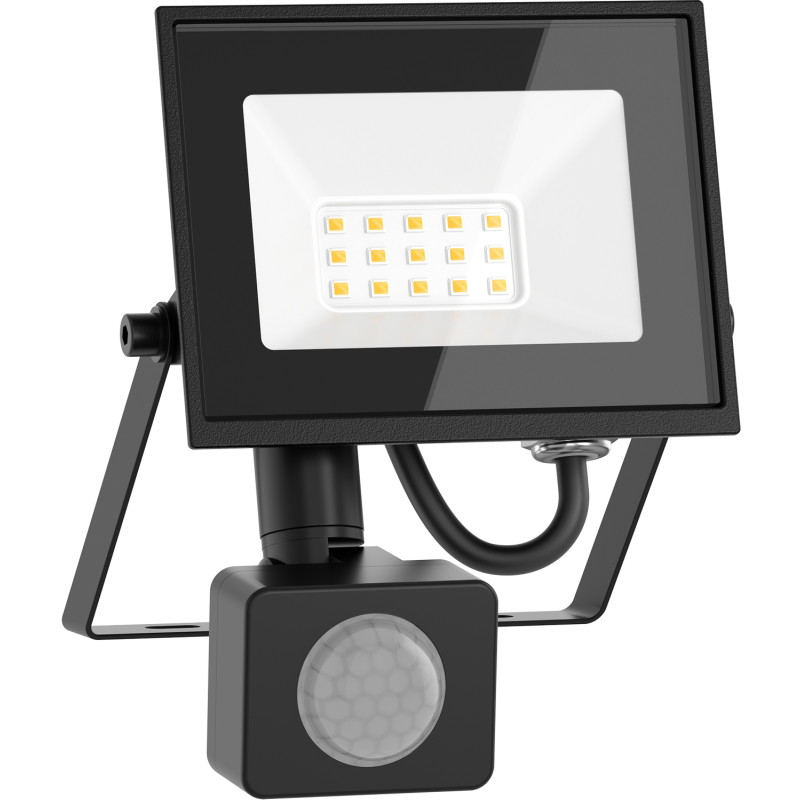 Mexen Luxpro naświetlacz LED z czujnikiem ruchu, 10W, Neutralna - 4000K, 900 lm, czarny - L235-010-40-70