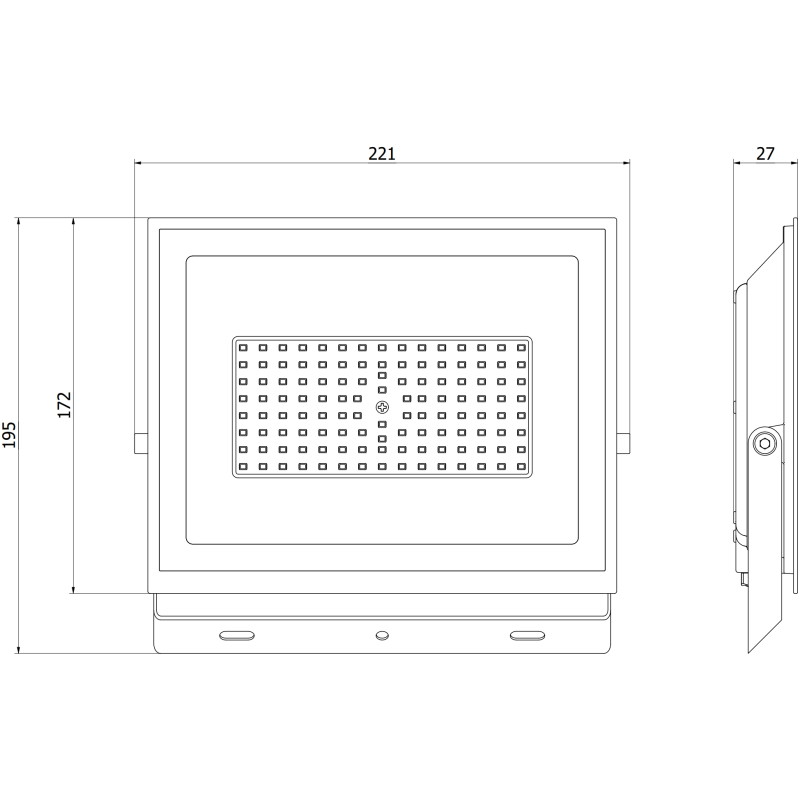 Mexen Luxpro naświetlacz LED, 70W, Neutralna - 4000K, 6300 lm, czarny - L230-070-40-70