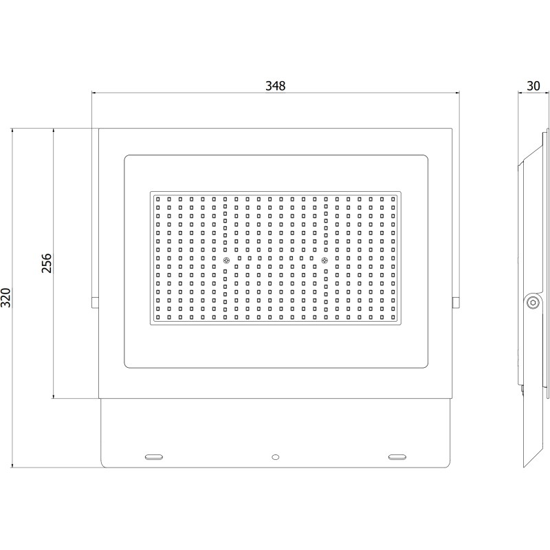 Mexen Luxpro naświetlacz LED, 200W, Neutralna - 4000K, 18000 lm, czarny - L230-200-40-70