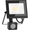 Mexen Luxpro naświetlacz LED z czujnikiem ruchu, 20W, Zimna - 6500K, 1800 lm, czarny - L235-020-65-70