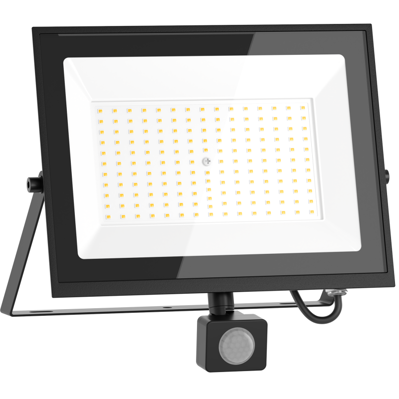 Mexen Luxpro naświetlacz LED z czujnikiem ruchu, 100W, Neutralna - 4000K, 9000 lm, czarny - L235-100-40-70