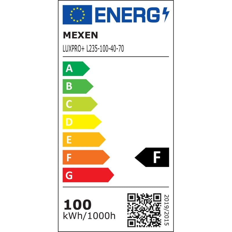 Mexen Luxpro naświetlacz LED z czujnikiem ruchu, 100W, Neutralna - 4000K, 9000 lm, czarny - L235-100-40-70