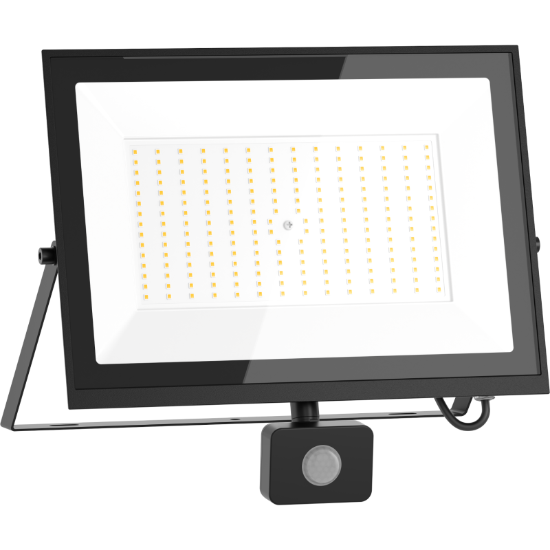 Mexen Luxpro naświetlacz LED z czujnikiem ruchu, 150W, Zimna - 6500K, 13500 lm, czarny - L235-150-65-70