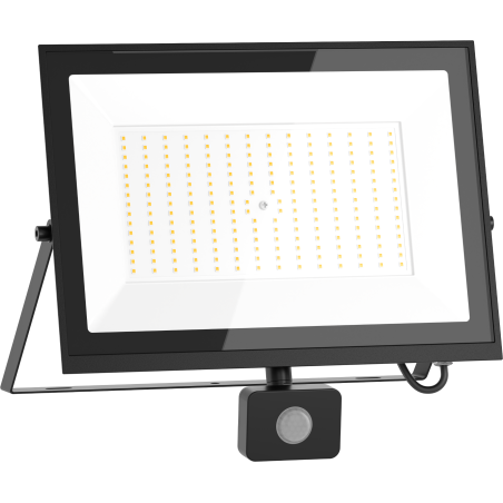 Mexen Luxpro naświetlacz LED z czujnikiem ruchu, 150W, Zimna - 6500K, 13500 lm, czarny - L235-150-65-70