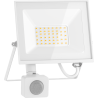Mexen Luxpro+ naświetlacz LED z czujnikiem ruchu, 30W, Zimna - 6500K, 3300 lm, biały - L236-030-65-20