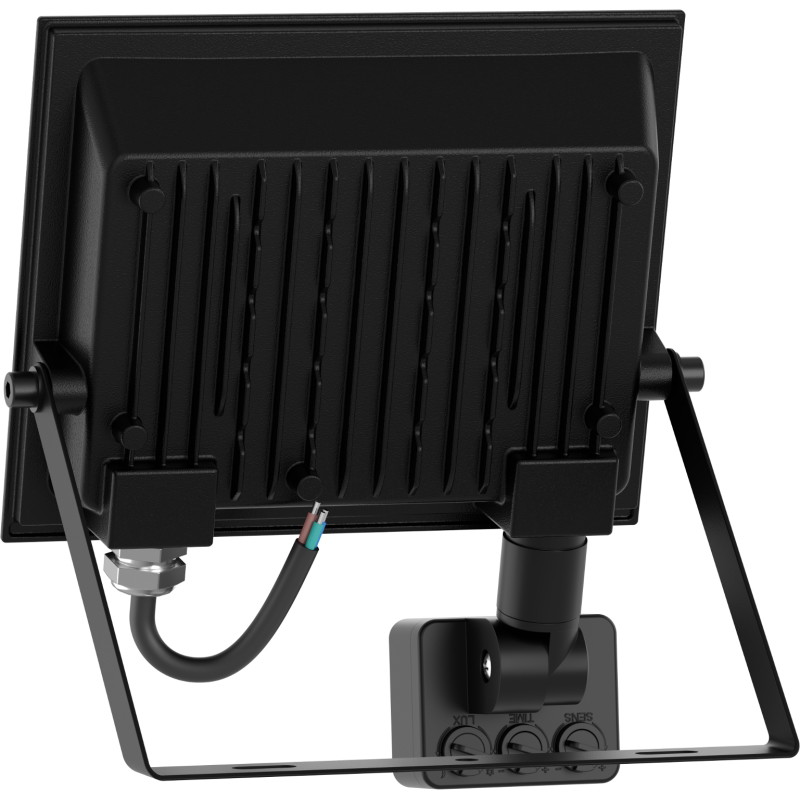 Mexen Luxpro+ naświetlacz LED z czujnikiem ruchu, 30W, Zimna - 6500K, 3300 lm, czarny - L236-030-65-70