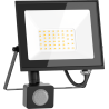 Mexen Luxpro+ naświetlacz LED z czujnikiem ruchu, 30W, Zimna - 6500K, 3300 lm, czarny - L236-030-65-70
