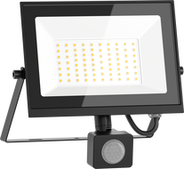 Mexen Luxpro+ naświetlacz LED z czujnikiem ruchu, 50W, Neutralna - 4000K, 5500 lm, czarny - L236-050-40-70