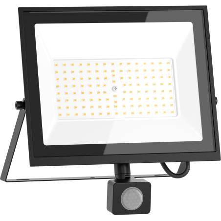 Mexen Luxpro+ naświetlacz LED z czujnikiem ruchu, 70W, Zimna - 6500K, 7700 lm, czarny - L236-070-65-70