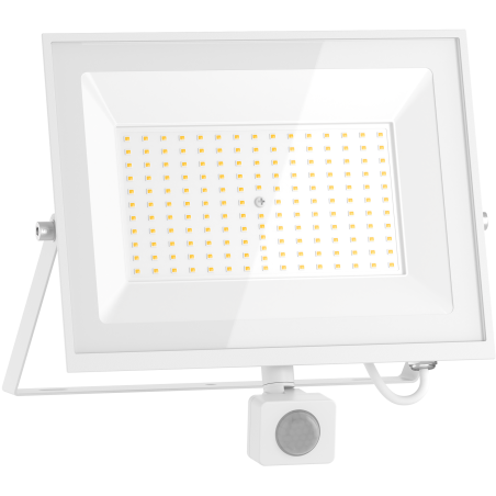 Mexen Luxpro+ naświetlacz LED  z czujnikiem ruchu, 100W, Neutralna - 4000K, 11000 lm, biały - L236-100-40-20