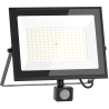 Mexen Luxpro+ naświetlacz LED  z czujnikiem ruchu, 100W, Neutralna - 4000K, 11000 lm, czarny - L236-100-40-70