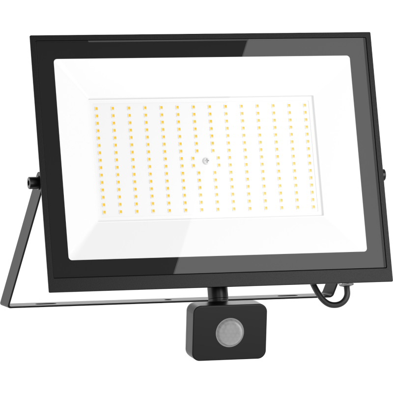 Mexen Luxpro+ naświetlacz LED z czujnikiem ruchu, 150W, Neutralna - 4000K, 16500 lm, czarny - L236-150-40-70