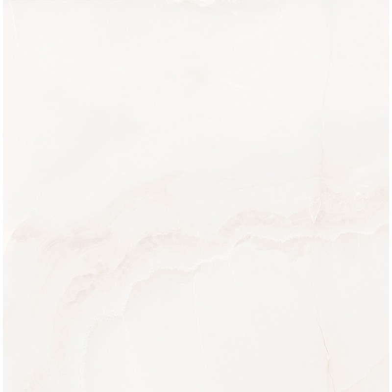 Mexen Onyx White gres szkliwiony rekt. G1, płytka podłogowo-ścienna 60 x 60 cm, połysk - TL106-060-060-01