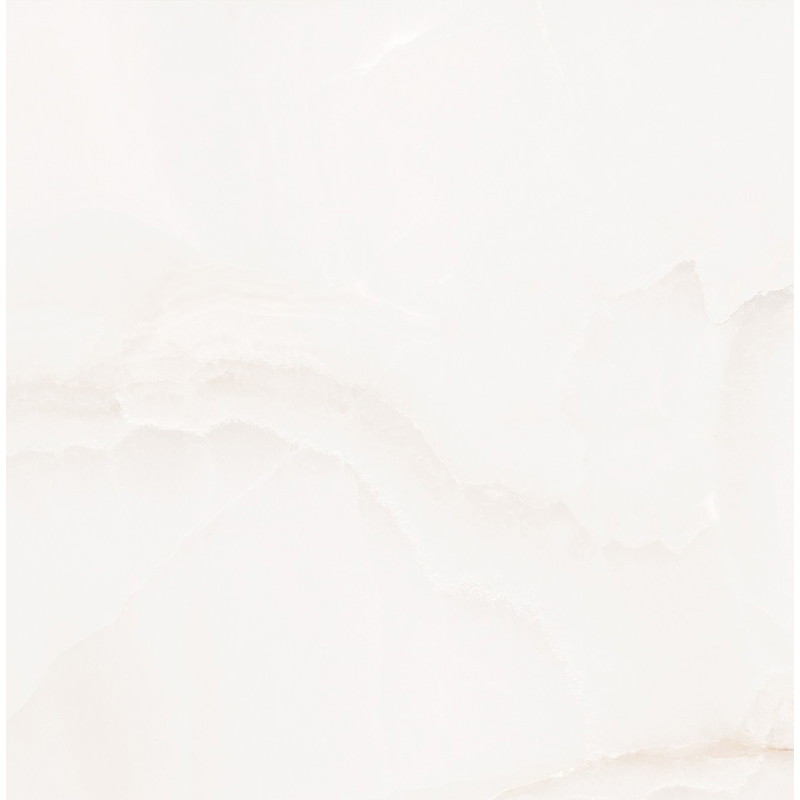Mexen Onyx White gres szkliwiony rekt. G1, płytka podłogowo-ścienna 60 x 60 cm, połysk - TL106-060-060-01