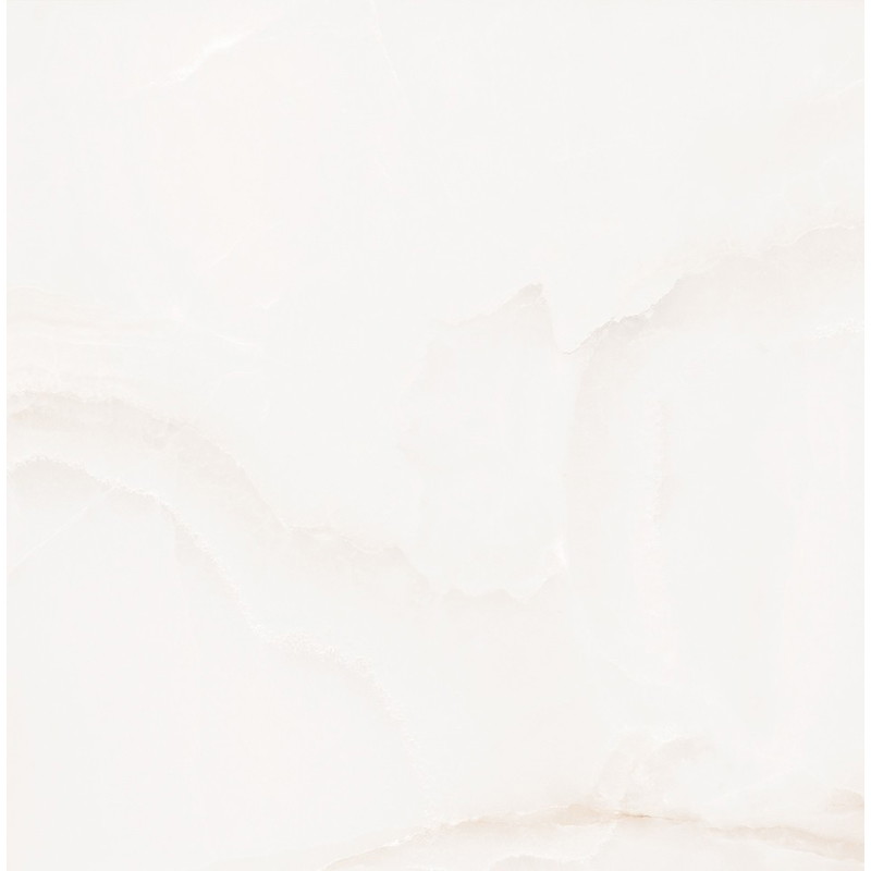 Mexen Onyx White gres szkliwiony rekt. G1, płytka podłogowo-ścienna 60 x 60 cm, połysk - TL106-060-060-01