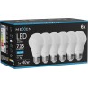 Mexen Nova 6x żarówka LED E27, A60, 7W, Zimna - 6500K, 735 lm - L100-E27-0765-01x06